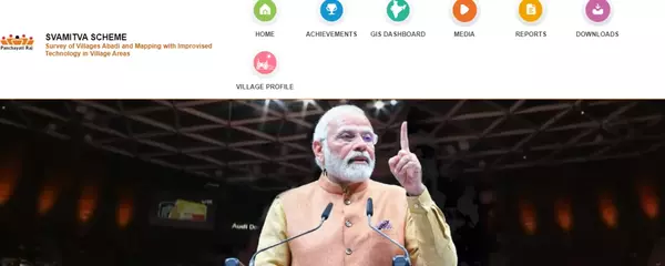 PM Swamitva Scheme Official Website