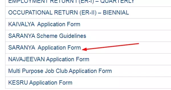 Saranya Application Form