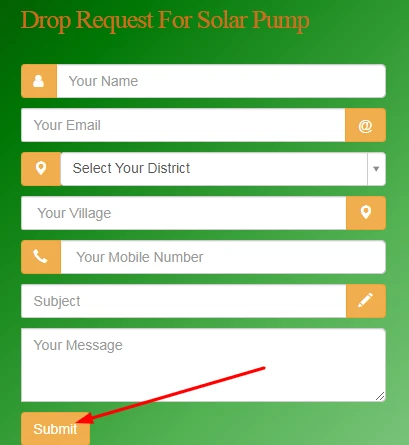 Drop Request for Solar Pump