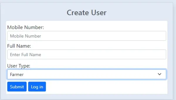 Farmer Registration Form