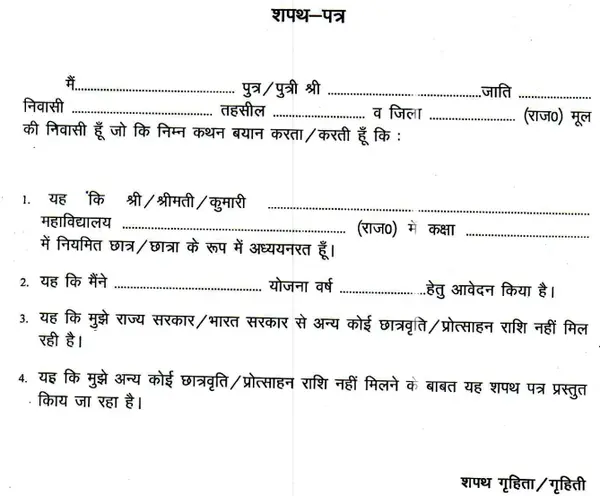 Affidavit Format Download