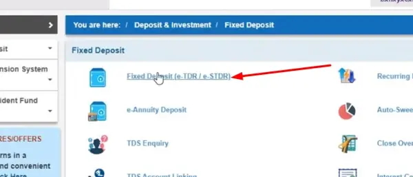 Fixed Deposit(etdr)