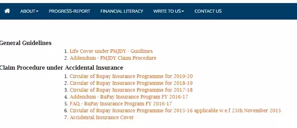 Insurance Cover Under PMJDY
