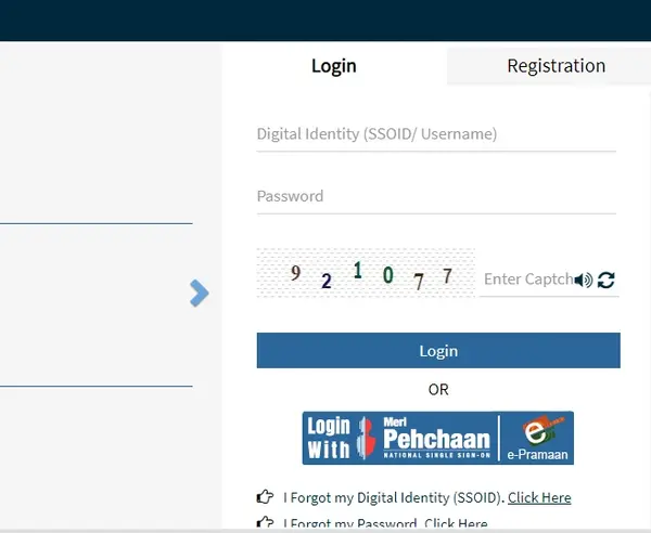 Rajasthan SSO Login