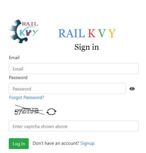 rail kvy login