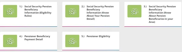 social security pension beneficiary Information